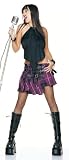 Sexy Lolita School Girl Rock Star Halloween Costume