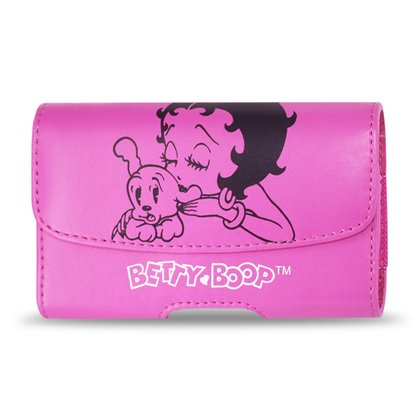 New Fashionable Leather Pouch Protective Carrying Cell Phone Case for RIM BlackBerry Torch 9800 Phone (AT&T) – Betty Boop (Licensed Products)
