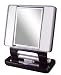 Ottlite Natural Daylight Makeup Mirror 5x/1x Magnification 26w Dual Sided- Black