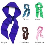 L. Erickson USA Elastic Loop Headband - 100% Silk Dupioni