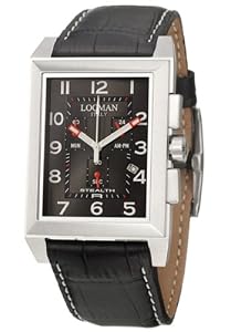 Locman Sport Stealth Rectangular Men's Quartz Watch 242BK2BK from Locman