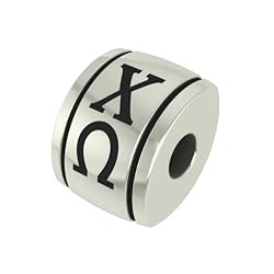 Chi Omega Barrel Sorority Bead Fits Most Pandora Style Bracelets Including Pandora Chamilia Biagi Zable Troll and More. High Quality Bead in Stock for Immediate Shipping