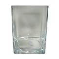 Square Glass Vase - 6.75"