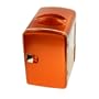 Metallic Cooler/Warmer Mini Fridge - Orange
