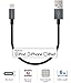 FosPower [Apple MFi Certified] Braided 8 Pin Lightning to USB Cable with Aluminum Connector for iPhone 6S, 6 Plus / iPad Pro / Air 2, mini 3 / iPod Touch 5th Gen, iPod Nano 7th Gen & More (6 in) Grey