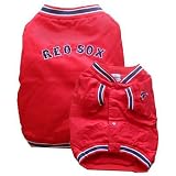 Boston Red Sox MLB Dog Jacket - XSmall: Length 8-10 / Girth 12-14
