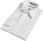 Van Heusen Men's Fitted Wrinkle Free Broadcloth Stripe,Bermuda,17.5 34/35