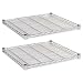 Alera Wire Shelving, Extra Shelves, 24w x 24d, Silver, 2 Shelves/Carton Alera Wire Shelving, Extra Shelves, 24w x 24d, Silver, 2 Shelves/Carton