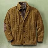 Apparel : Shawl-Collar Fisherman's Cardigan