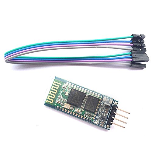 SMELEC HC-05 RS232 Serial Wireless 6 Pin Bluetooth Module RF Transceiver for Arduino With Free Cable
