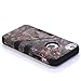 KINGCOOL(TM) 3-Piece Real Tree Camouflage Camo Design Hybrid High Impact Protective Case Combo for Apple iPhone 5C (Black)