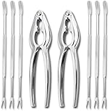 New Star Foodservice 27983 8-Piece Seafood Tool Kit, Includes Lobster Crackers and Forks Set