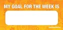 Motivational Magnets- Goal for the Week