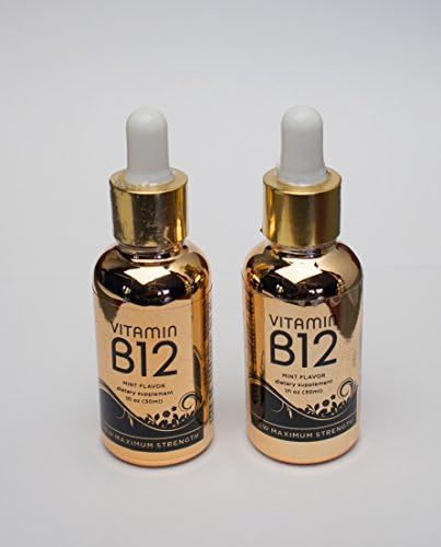 2 Bottles Serendipity Liquid B12, Fast Acting