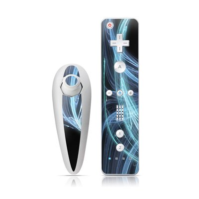 Pure Energy Design Nintendo Wii Nunchuk + Remote Controller Protector Skin Decal Sticker