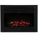 XtremepowerUS 28.5" 1500W 5200BTU Embedded Electric Fireplace Insert Heater W/Remote Control