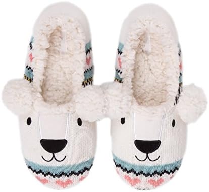 MiYang Women's Super Soft Bunny Roomy Slipper Blue M