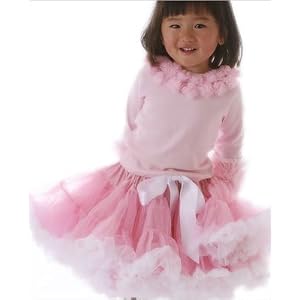 Buy Ally Girl Pettiskirt *PINK WHITE(petite - tween) by Ally Girl