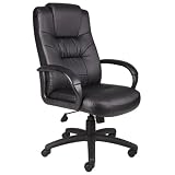 Boss Executive Leather Chair Black by BOSS