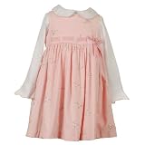 Baby Girls Clothes PINK FLORAL Jumper 2Pc Dress Set BONNIE JEAN Girl 3M-4T