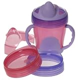 Vital Baby 49070 (pink/lila) - Mein erster 3-Stufen Trinklernbecher - 220 ml