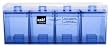 Zak Designs True Blue Mini Stackable Canister Set, Periwinkle, 4-Piece
