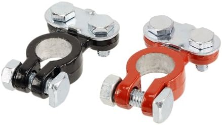 2 Piece Heavy Duty Top Post Terminals - Color Coded
