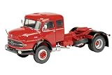 Dickie-Schuco 450359800 - Schuco - MB LS 1620, rot 1:43 Solozugmaschine, Limited Edition: 1.000 St&uuml;ck, Klarsichtvitrine mit Sammlerumkarton