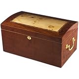 STUNNING INLAY 150 Capacity Cigar Humidor Burl Inset Humidors