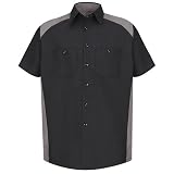 Mens Red Kap Short Sleeve MotorSports Image Shirt