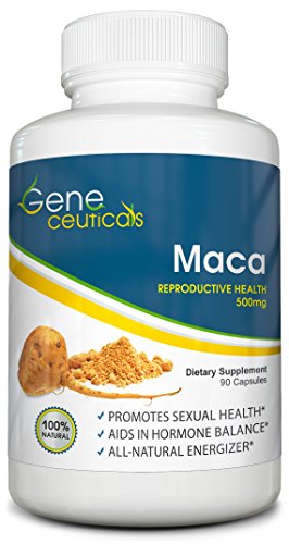 Pure Maca Reproductive Health Supplement! Non-GMO - Improves Vigor and Libido - All Natural, No Side Effects - Only for Men - 100% Satisfaction Guarantee