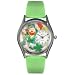 Whimsical Watches Women's St. Patrick's Day w/ Irish Flag Green Leather Watch #S1224003