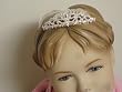 Genuine Sterling Silver Plated with Sparkling Rhinestone Crystals Loaded Comb Tiara for Christening Prom Communion