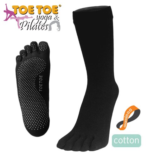 TOETOE Socks Yoga & Pilates Black Unisize 4-11 - Sports