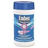 ~:~ ENDUST ~:~ Antistatic Premoistened Wipes for Electronics, Cloth, 5-1/2 x 7, 70/Tub