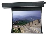 Da-Lite Tensioned Executive Electrol Ceiling Recessed 12' x 12' Square Format Electric Screen with High Constrast Da-Mat Fabric