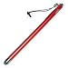 BoxWave iPad 4 Stylus Pen, [EverTouch Slimline Capacitive Stylus] Slim Barrel Capacitive Stylus with FiberMesh Tip for Apple iPad 4 - Bold Orange