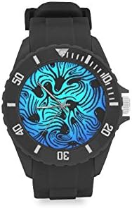 Special Design Cool Scary Kraken Octopus Custom Kids' Round Rubber Sport Watch