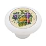 Mixed Fruit Tile Design Decorative High Gloss Ceramic Drawer Knob