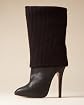 bebe Adele Knit Cuff Boot :  boot cuff heels boots