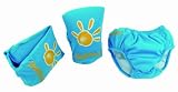 Babysun - FL102 - Ensemble de Plage - Bleu - T 2 (1-2 ans Image du produit