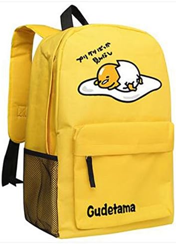 Gudetama Anime Streets Canvas Backpack School Bag (cute2)