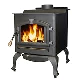 US Stove 2015 Plate Steel Magnolia Freestanding Heater with Blower
