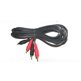 2 x RCA Phono to 2 x Phono Left / Right Audio Cable 3m