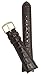 Mens Alligator Grain Watchband Brown 18mm Watch Band - by JP Leatherworks
