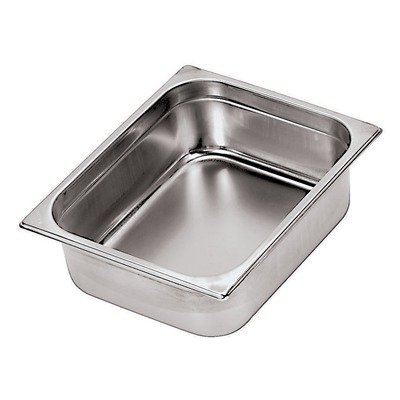41aAxQAfIUL Stainless Steel Hotel Pan   2/1 in Silver Size: 7.88 H