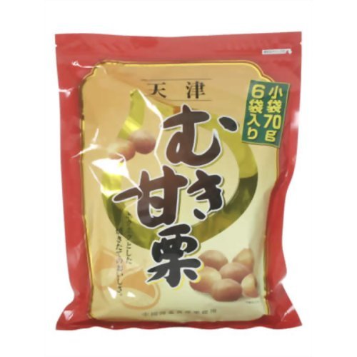 徳用　天津　むき甘栗　７０ｇ＊６袋