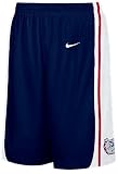 Gonzaga Bulldogs College Blue Screen Printed Replica Basketball Shorts By Nike Team Sports