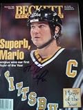 Mario Lemieux(Pittsburgh Penguins) Autographed Magazine - Autographed NHL Magazines