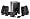 Logitech 970223-0403 X-540 5.1 Speaker System (Black)